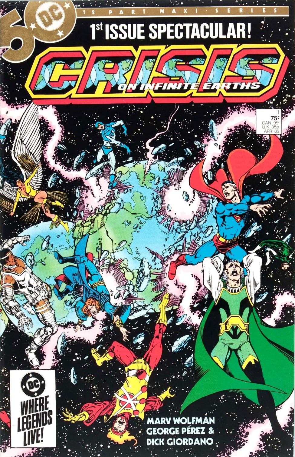 クライシス・オン・インフィニット・アース Comic Book Review – Crisis on Infinite Earths Part 1 (of 9